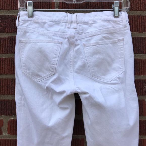 Madewell Skinny Skinny White Stretch Denim Jeans - Picture 9 of 11